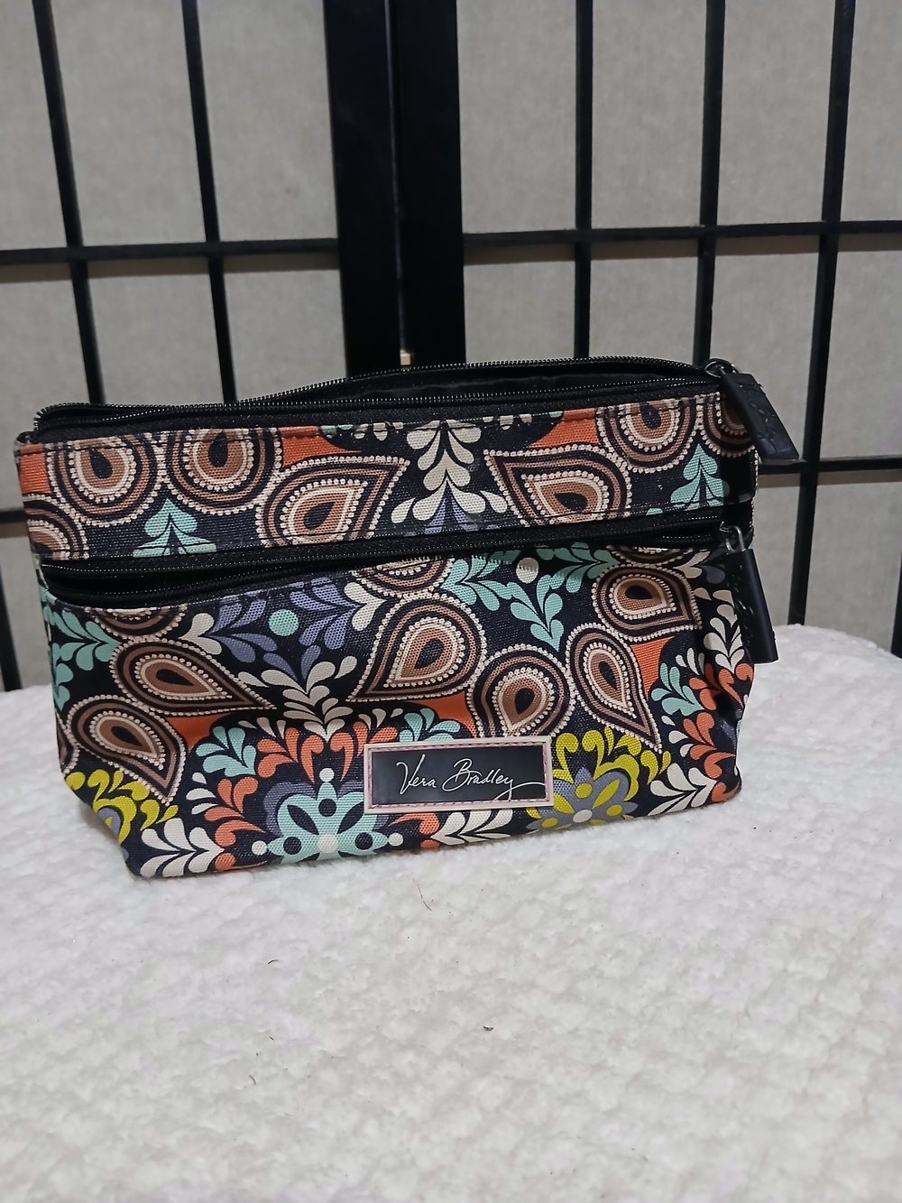 Vera Bradley Multicolor Paisley Cosmetic Bag